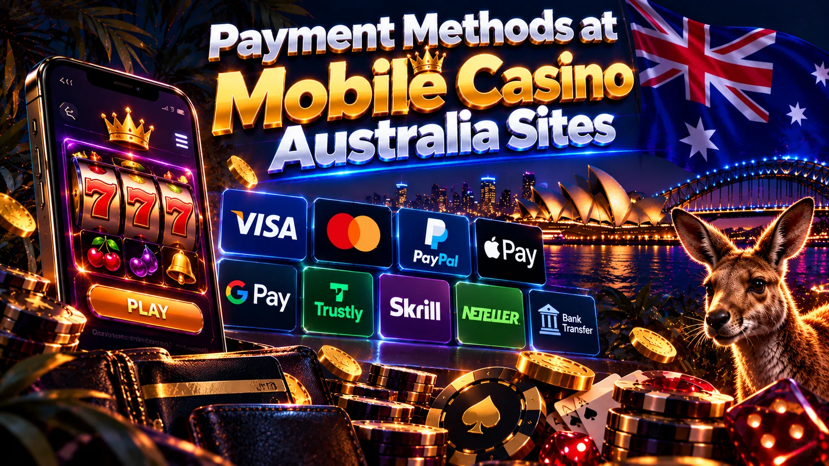 Payment Methods at Mobile Casino Australia Sites