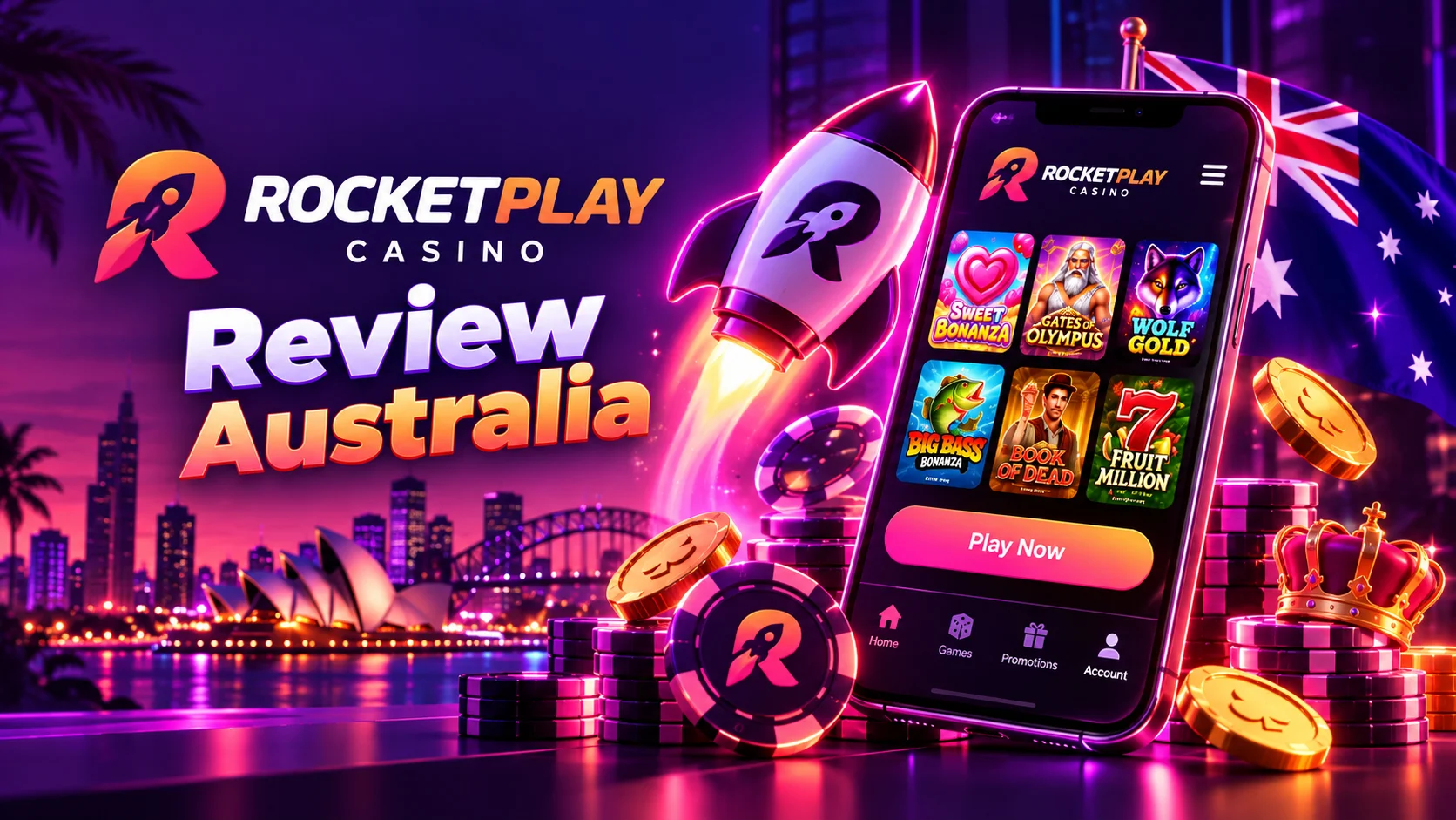 RocketPlay Casino Review Australia